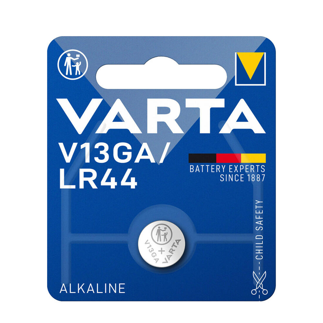 baterie knoflíková V13GA/LR44 alkalická VARTA 0.01 Kg MTA MAXMIX Sklad14 129174