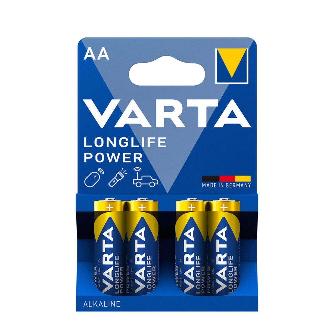 baterie tužková AA LR6 Longlife Power (4ks) VARTA 0.02 Kg MTA MAXMIX Sklad14 129194