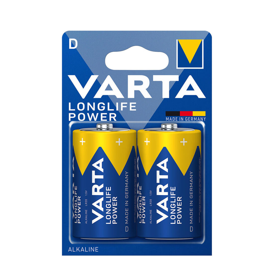 baterie D, R20 LR20 Longlife Power (2ks) VARTA 0.14 Kg MTA MAXMIX Sklad14 129197