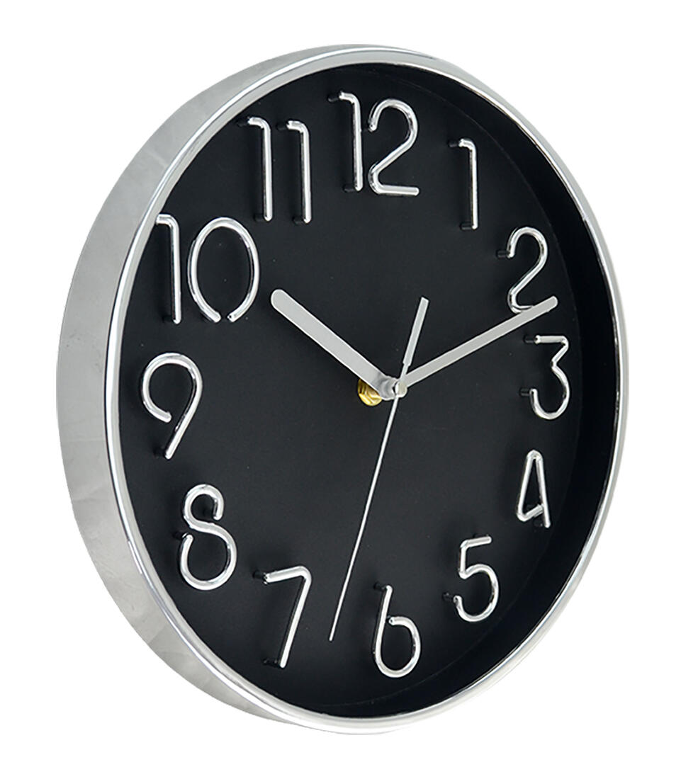 hodiny nástěnné pr.30cm,3D ciferník,PH,sklo,kov BÍ/ČER 0.53 Kg MTA MAXMIX Sklad14 615019