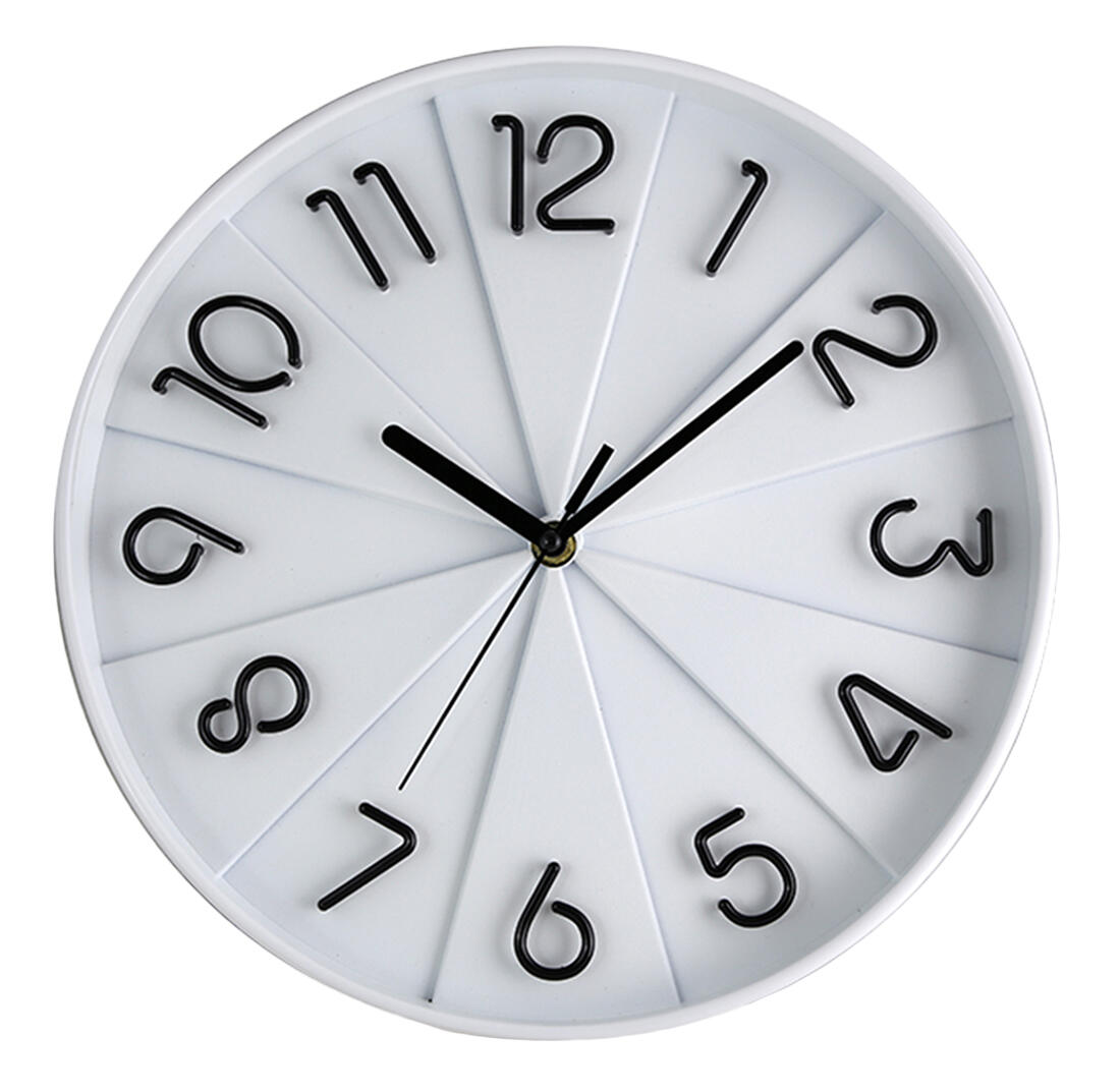 hodiny nástěnné pr.30cm,3D ciferník,PH,sklo,kov BÍ 0.53 Kg MTA MAXMIX Sklad14 615023