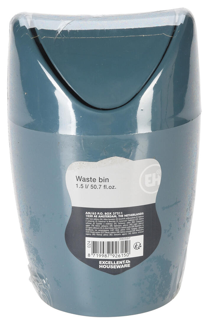 koš odp. výklopný  1,5l kulatý PH mix barev