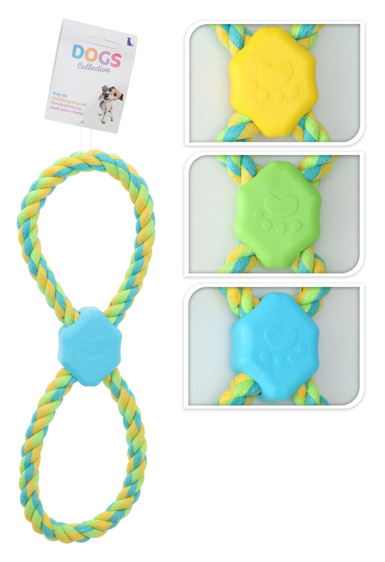 hračka pro psa LANO s krytem 28x11x2,5cm 150g TPE/BAVLNA 1.57 Kg MTA MAXMIX Sklad14 386732