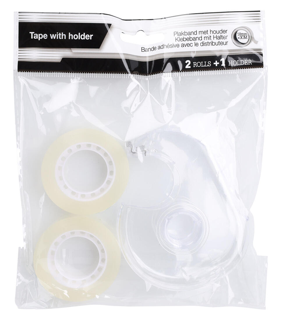 páska lepicí 18mmx30m TRA (2ks) + odvíječ 0.06 Kg MTA MAXMIX Sklad14 386733