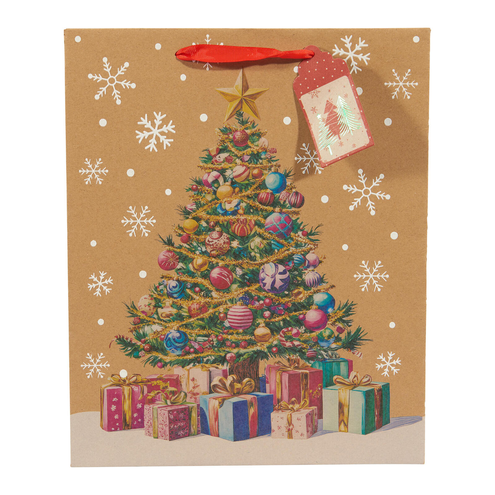 taška dárková 40x30x12cm (XL) VÁNOČNÍ BÉŽ mix dekorů 0.11 Kg MTA MAXMIX Sklad14 386753 8720573326841