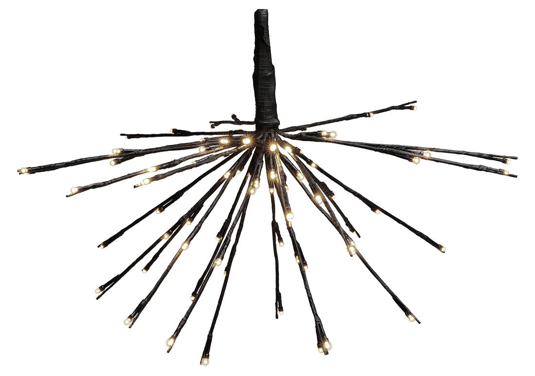 osvětlení 72LED pr.45cm, 24ks ramen, teplá BÍ, ČER 0.01 Kg MTA MAXMIX Sklad14 386774