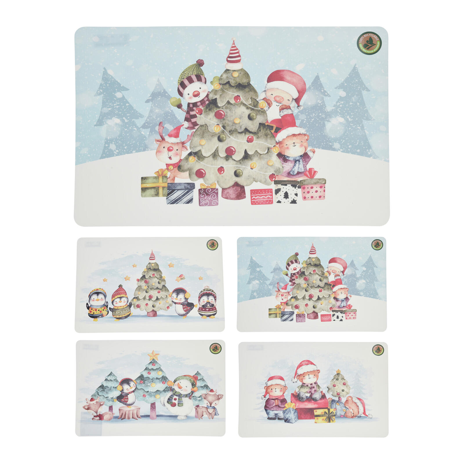 prostírání PH VÁNOČNÍ 43,5x28,5cm 4 dekory, mix 0.05 Kg MTA MAXMIX Sklad14 386777