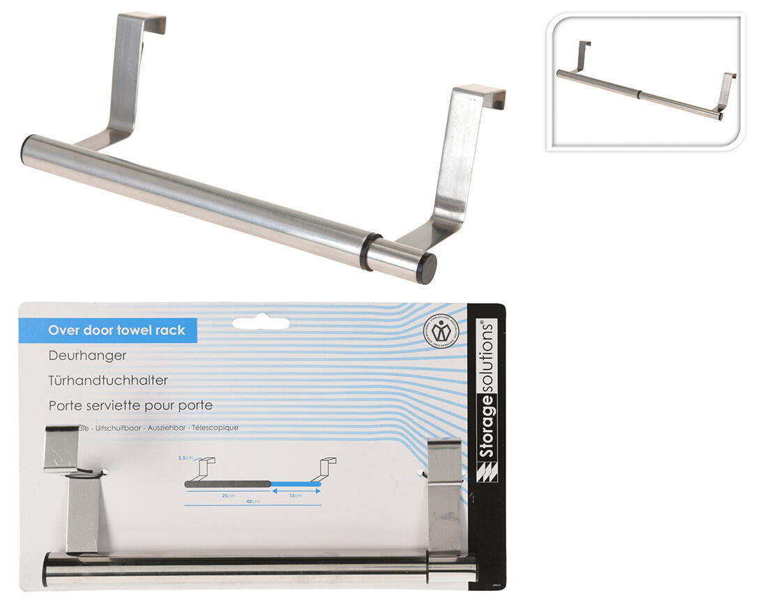 věšák na dveře teleskopický 25-40cm nerez 0.08 Kg MTA MAXMIX Sklad14 386786