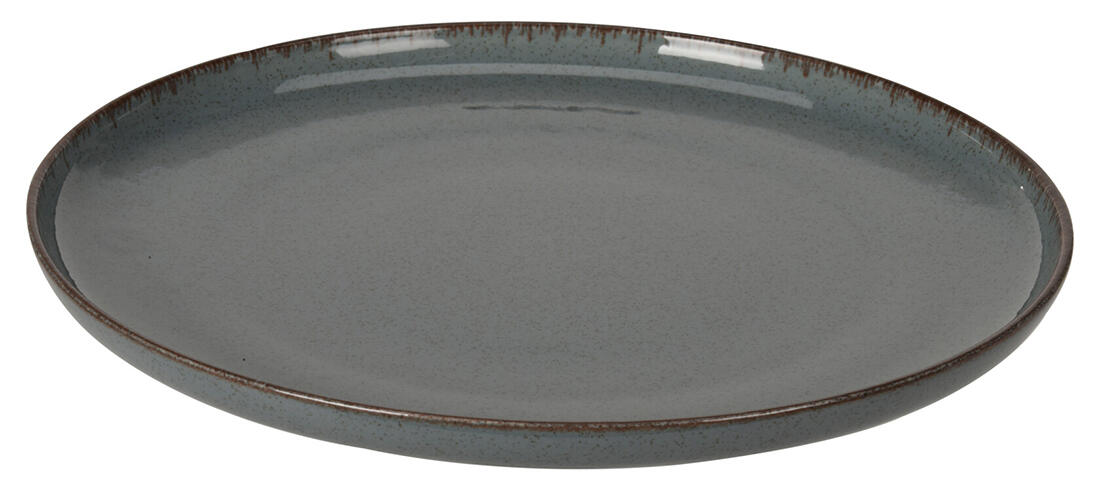 talíř mělký 27cm porcelánový MO tm., HN lem 0.79 Kg MAXMIX Sklad14 386798