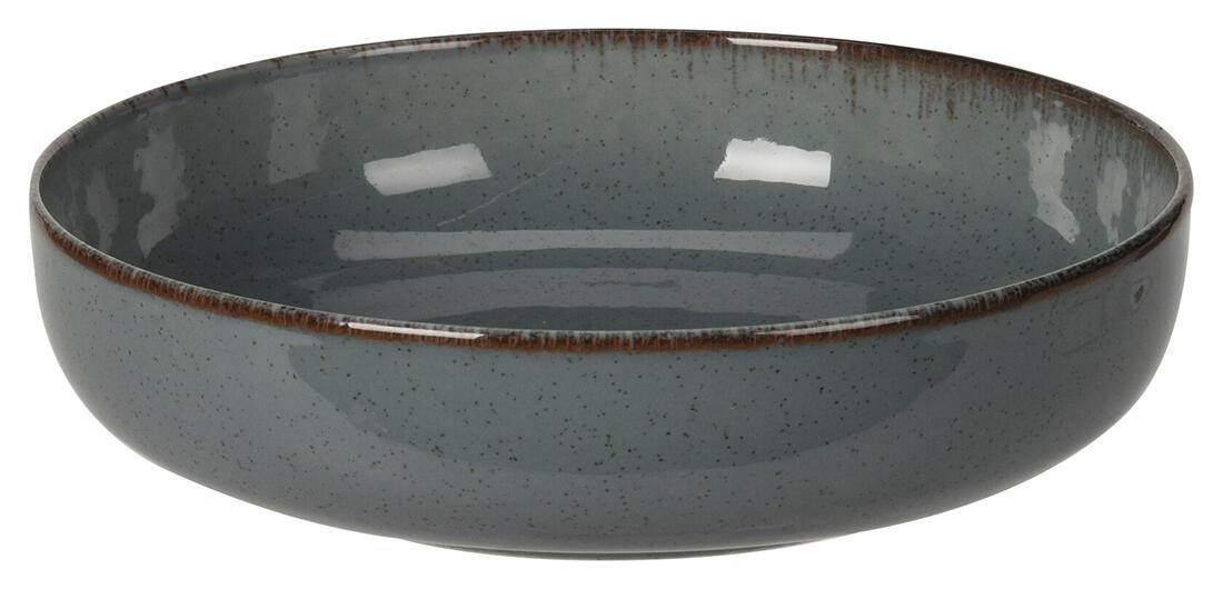 talíř hluboký 20cm porcelánový MO tm., HN lem 0.5 Kg MAXMIX Sklad14 386799
