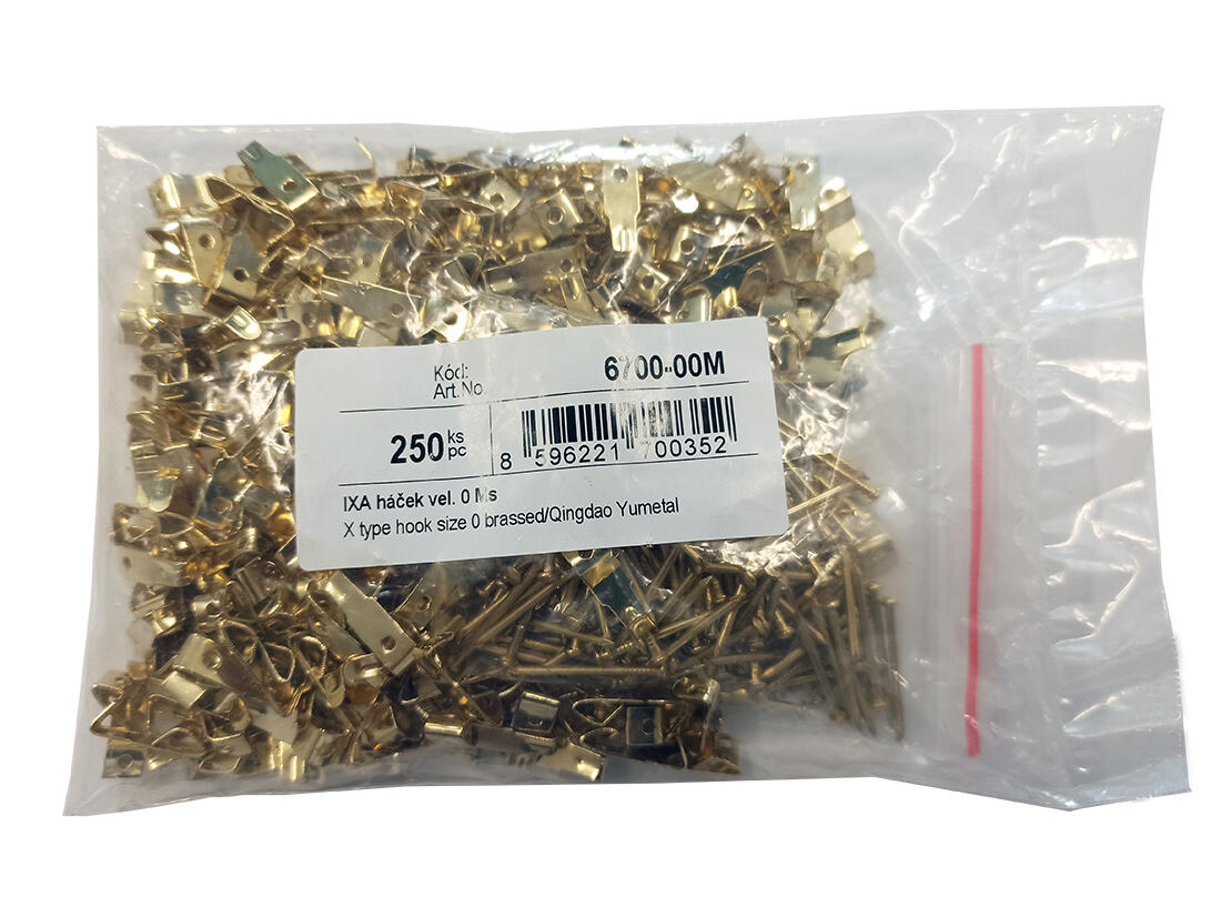 háček IXA velikost 0 Ms (250ks) 0.28 Kg MTA MAXMIX Sklad14 458580