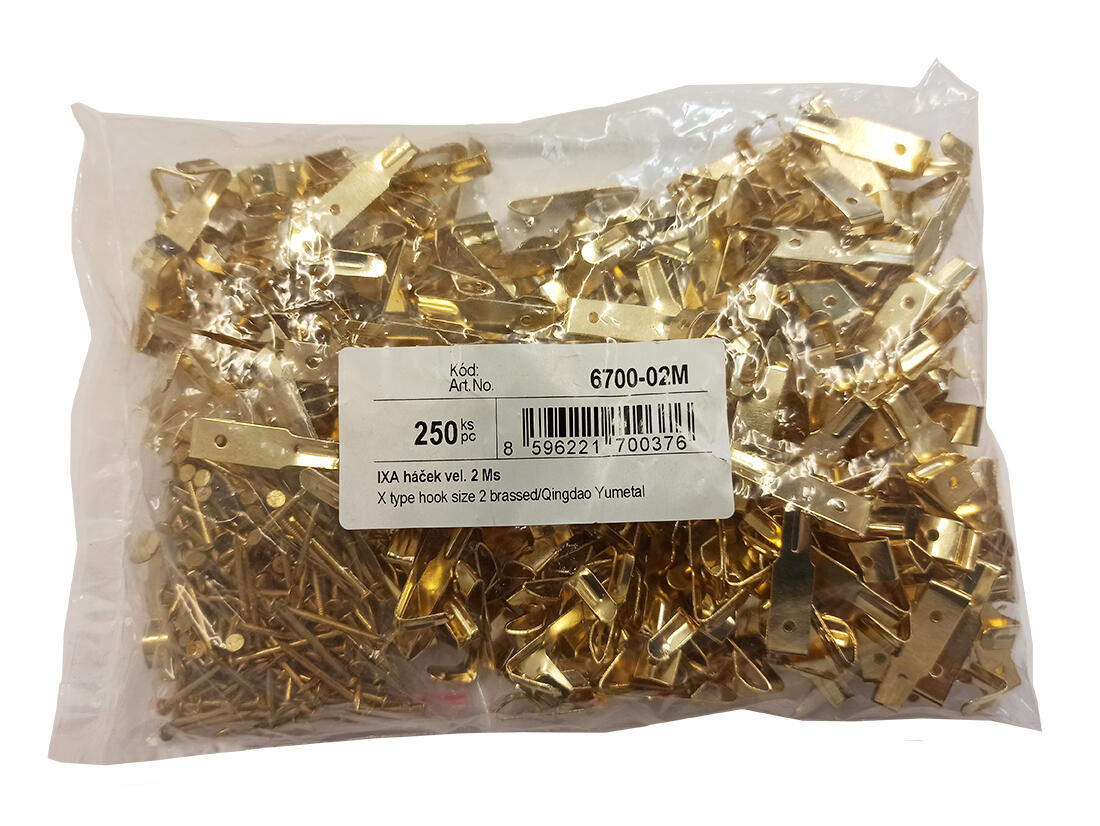 háček IXA velikost 2 Ms (250ks) 0.52 Kg MTA MAXMIX Sklad14 458582