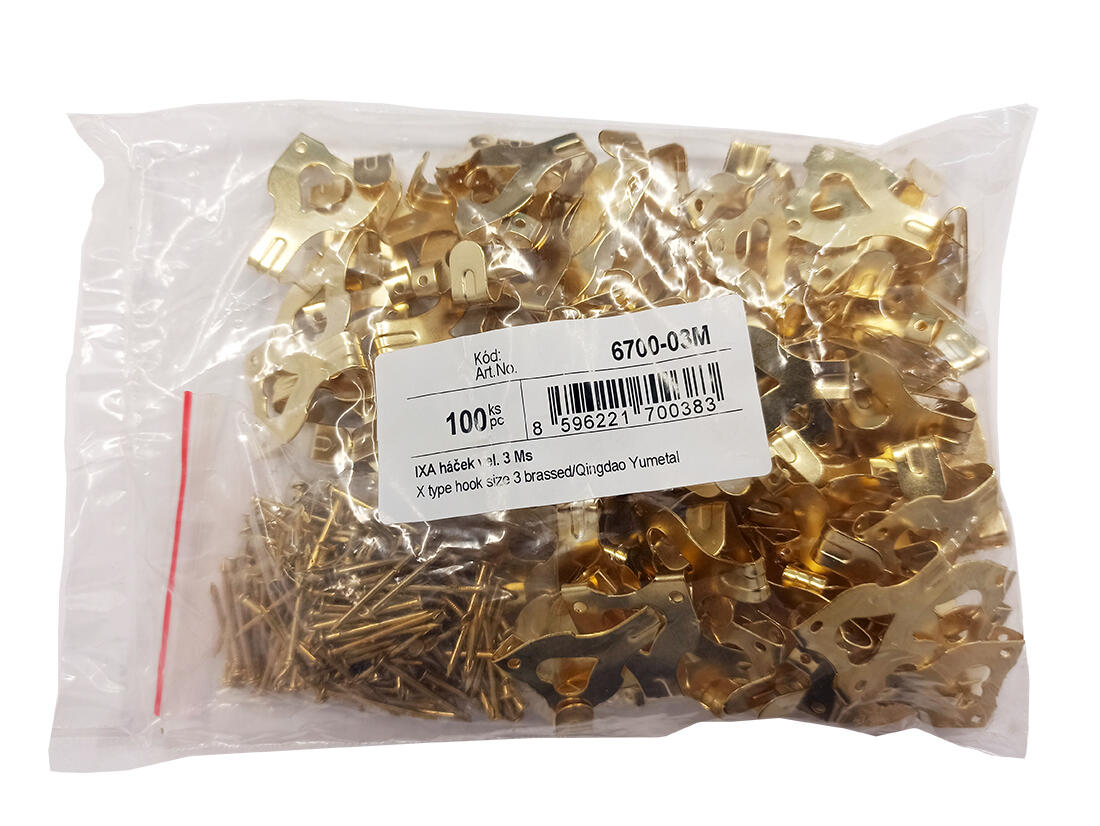 háček IXA velikost 3 Ms (100ks) 0.34 Kg MTA MAXMIX Sklad14 458583