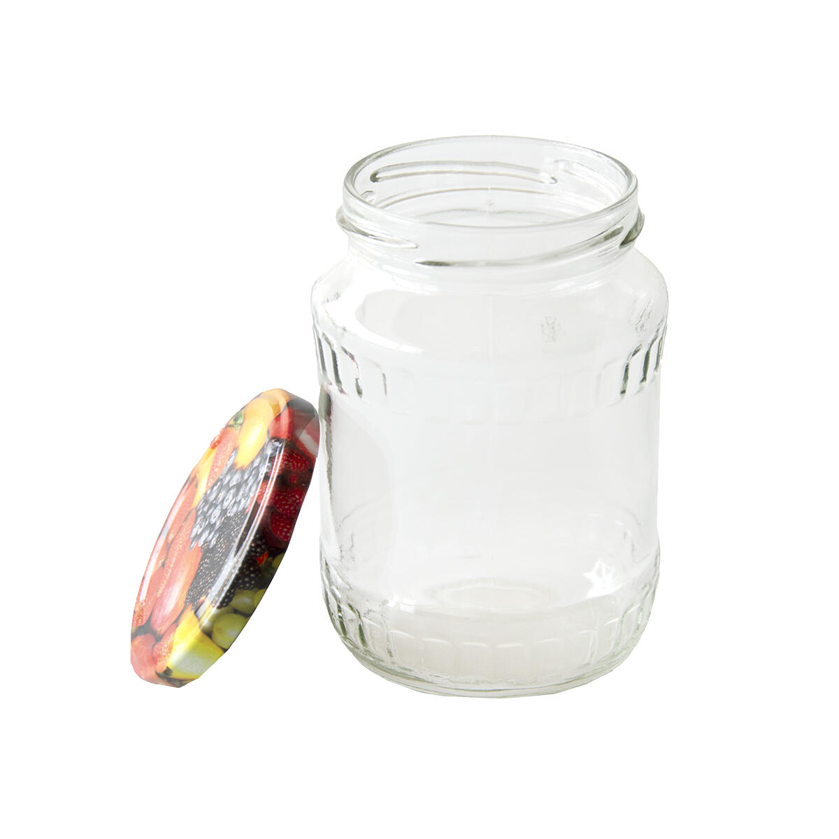sklenice zavařovací  370ml TWIST 66 + víčka OVOCE (8ks) 1.44 Kg MTA MAXMIX Sklad14 743026