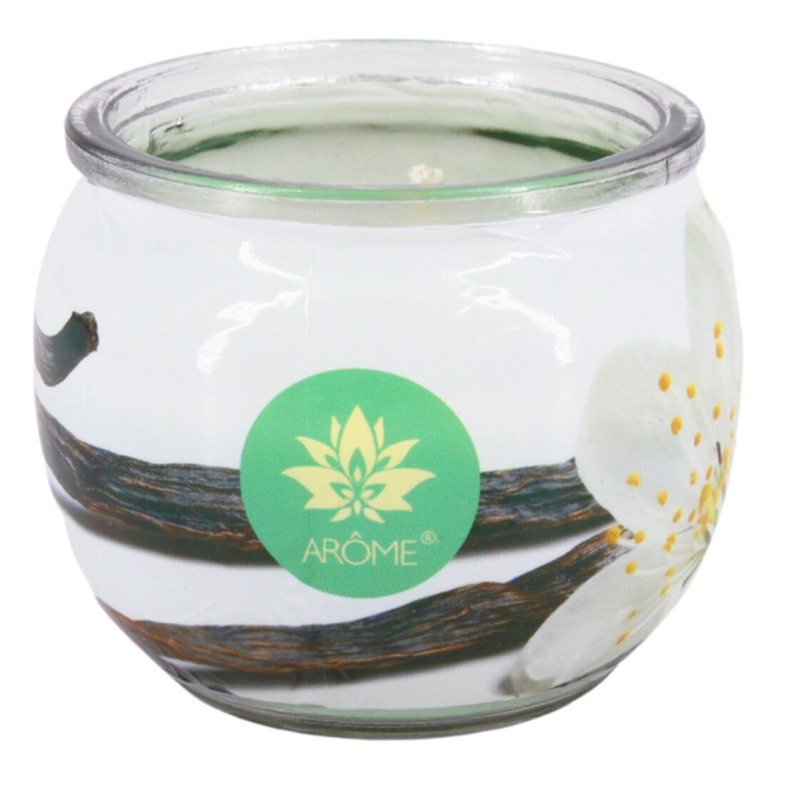 svíčka vonná sklo VANILKA 90g (hoří 22hod) 0.09 Kg MTA MAXMIX Sklad14 399606