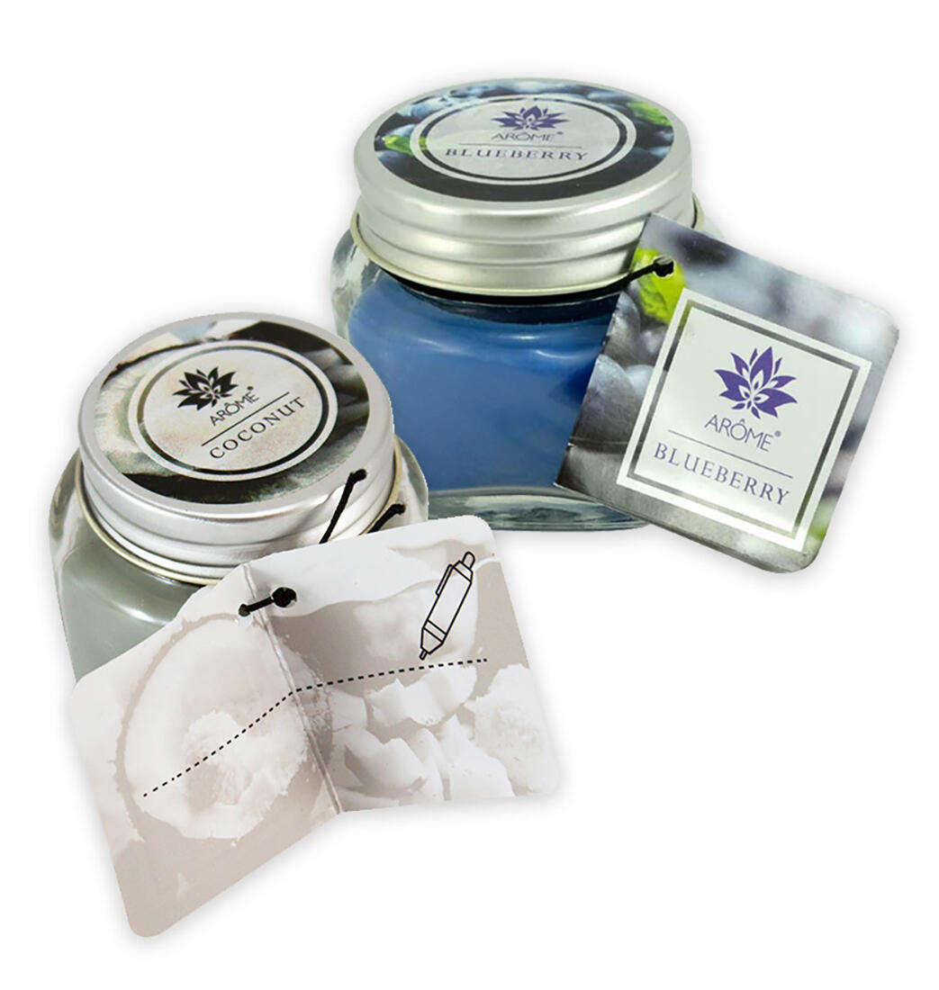 svíčka vonná sklo OVOCE 28g (hoří 10hod) mix 6 vůní 0.14 Kg MTA MAXMIX Sklad14 399608