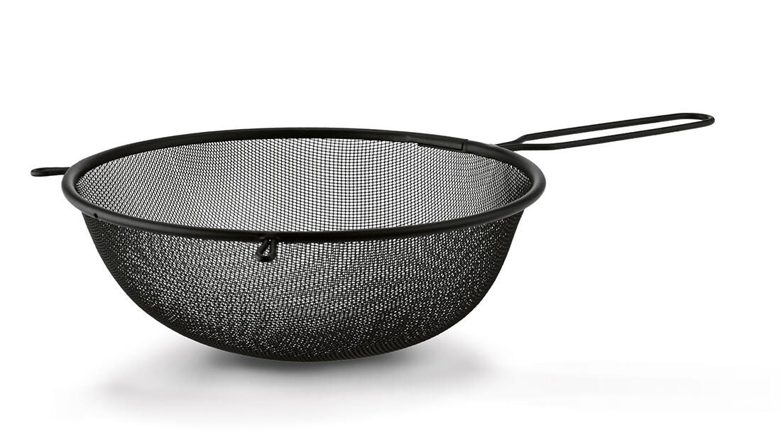 cedník 23cm kov.ČER 0.14 Kg MTA MAXMIX Sklad14 395215