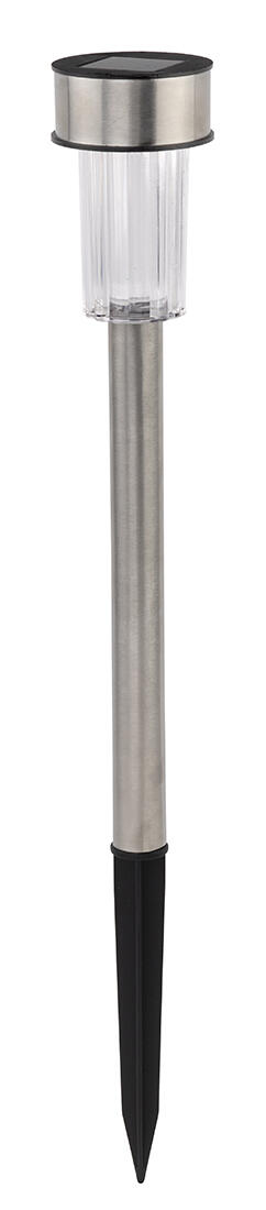 lampa solární pr. 4,7/5,5cm v.36,5cm, 1LED nerez/PH 0.07 Kg MTA MAXMIX Sklad14 797453