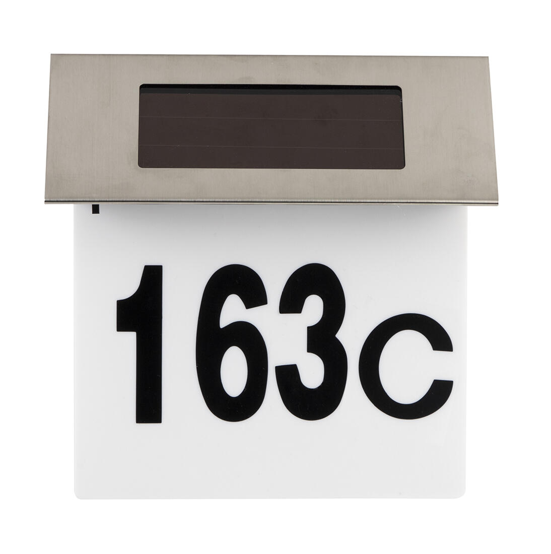 číslo domu LED solární 18,5x19x5,2cm 4LED nerez/PH 0.2 Kg MTA MAXMIX Sklad14 797473