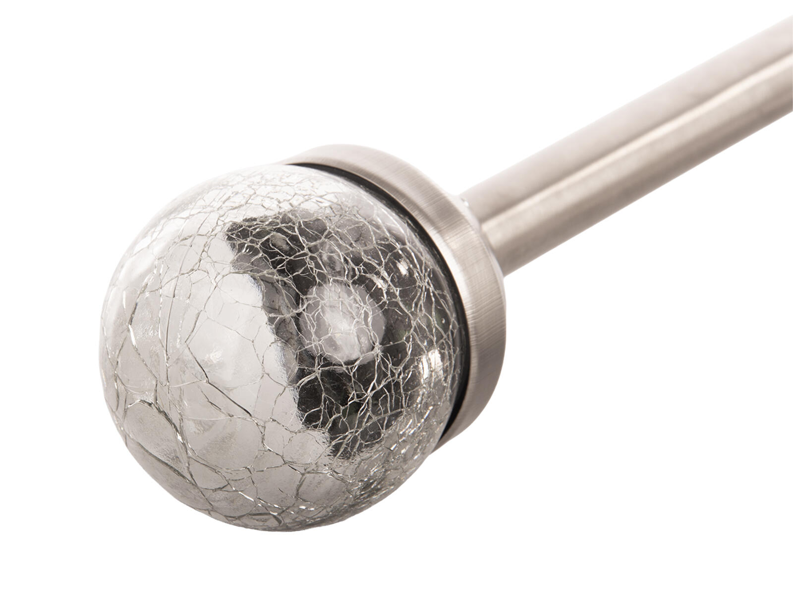 lampa solární KOULE  6cm, v.36cm, 1LED, nerez/sklo/PH čirá 0.15 Kg MTA MAXMIX Sklad14 797481