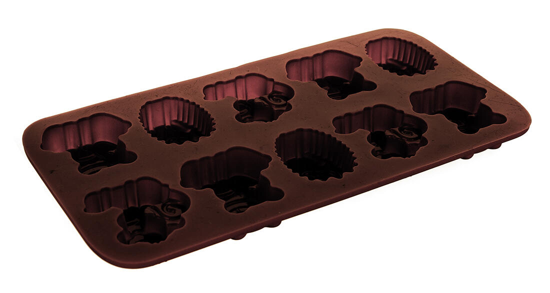 forma na čokoládu zvířátka II 10ks 20,3x10,6x1,5cm silikon HN 0.07 Kg MAXMIX Sklad14 370058 49