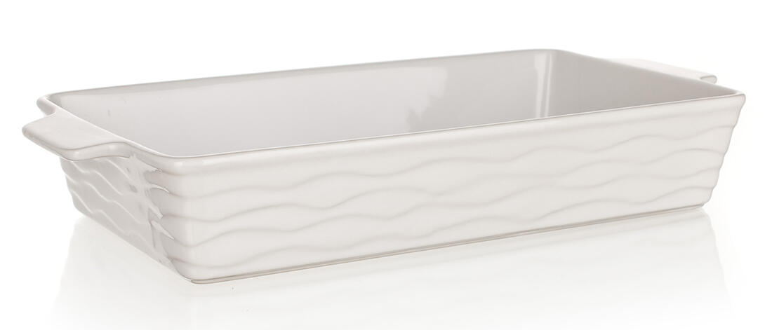 forma zapékací obdél. 42x21cm CULINARIA keramická BÍ 2.19 Kg MTA MAXMIX Sklad14 370089