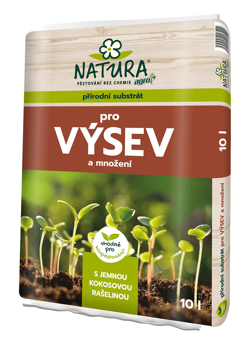 substrát pro výsev a množení 10l NATURA 2.36 Kg MTA MAXMIX Sklad14 912670
