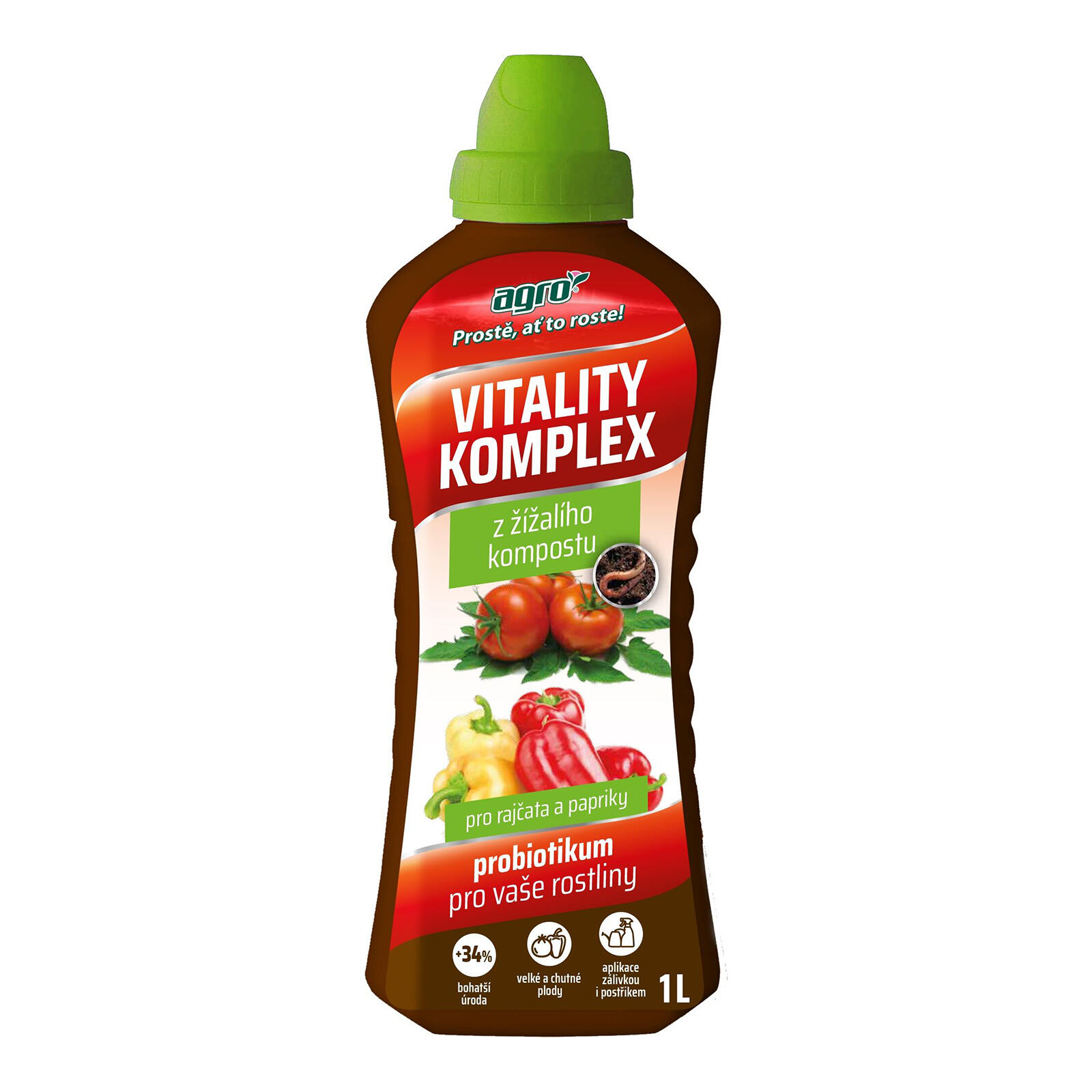 AGRO Vitality Komplex rajče, paprika, probiotikum 1l 1.42 Kg MTA MAXMIX Sklad14 912676 8592542013966