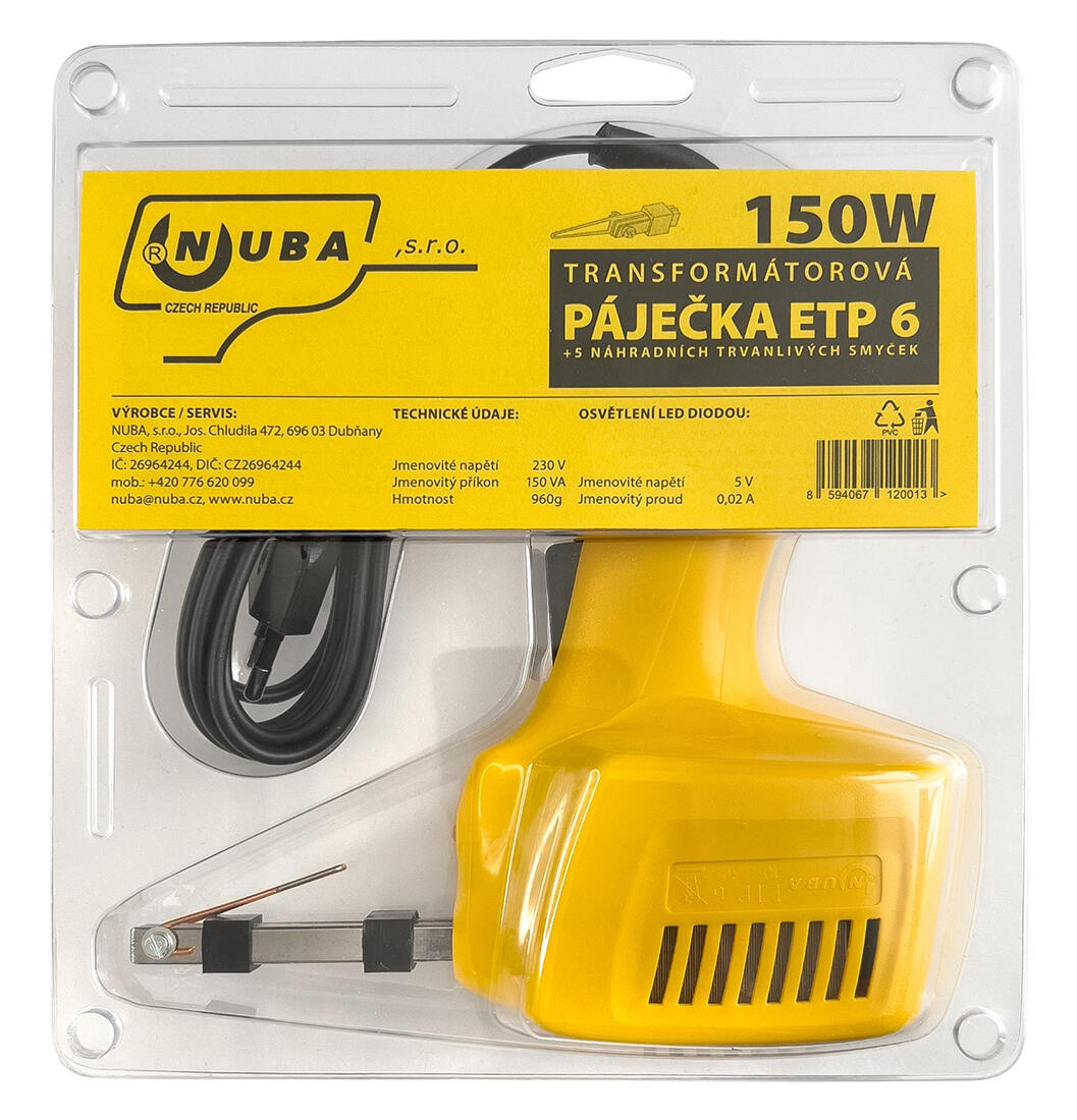 trafopájka 150W ETP6 šroubek 0.93 Kg MTA MAXMIX Sklad14 565062