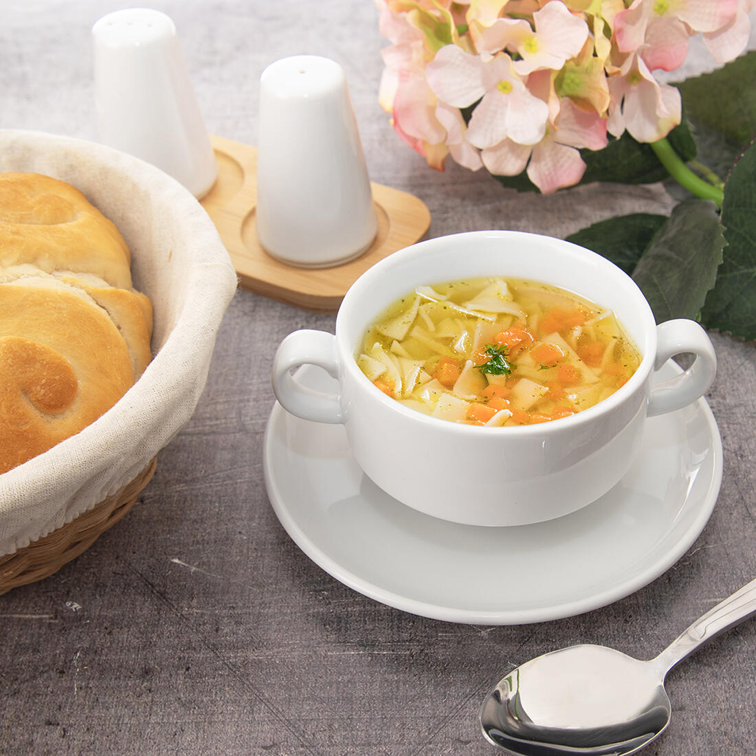 miska 310ml, pr.10,5cm MONA Tonda stohovatelná porcelán.BÍ 0.33 Kg MTA MAXMIX Sklad14 282231