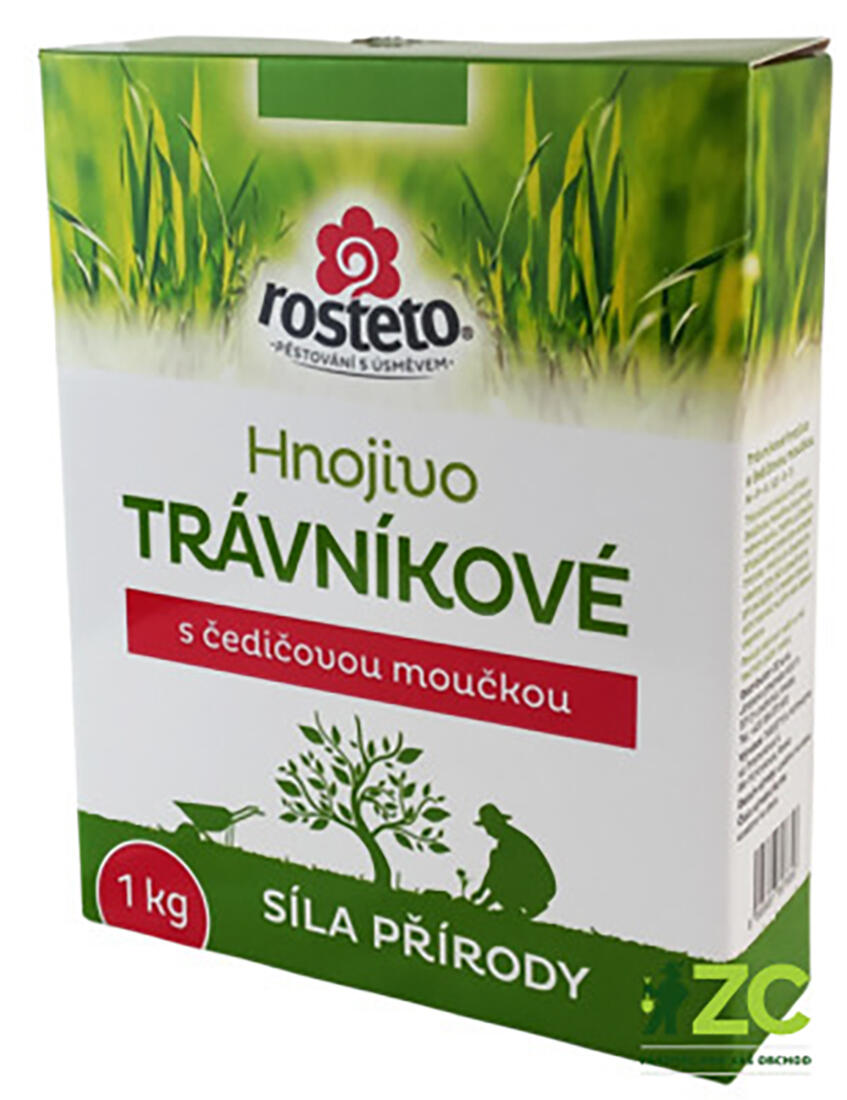 hnojivo ROSTETO s čedičovou moučkou trávníkové 1kg 1 Kg MTA MAXMIX Sklad14 910843