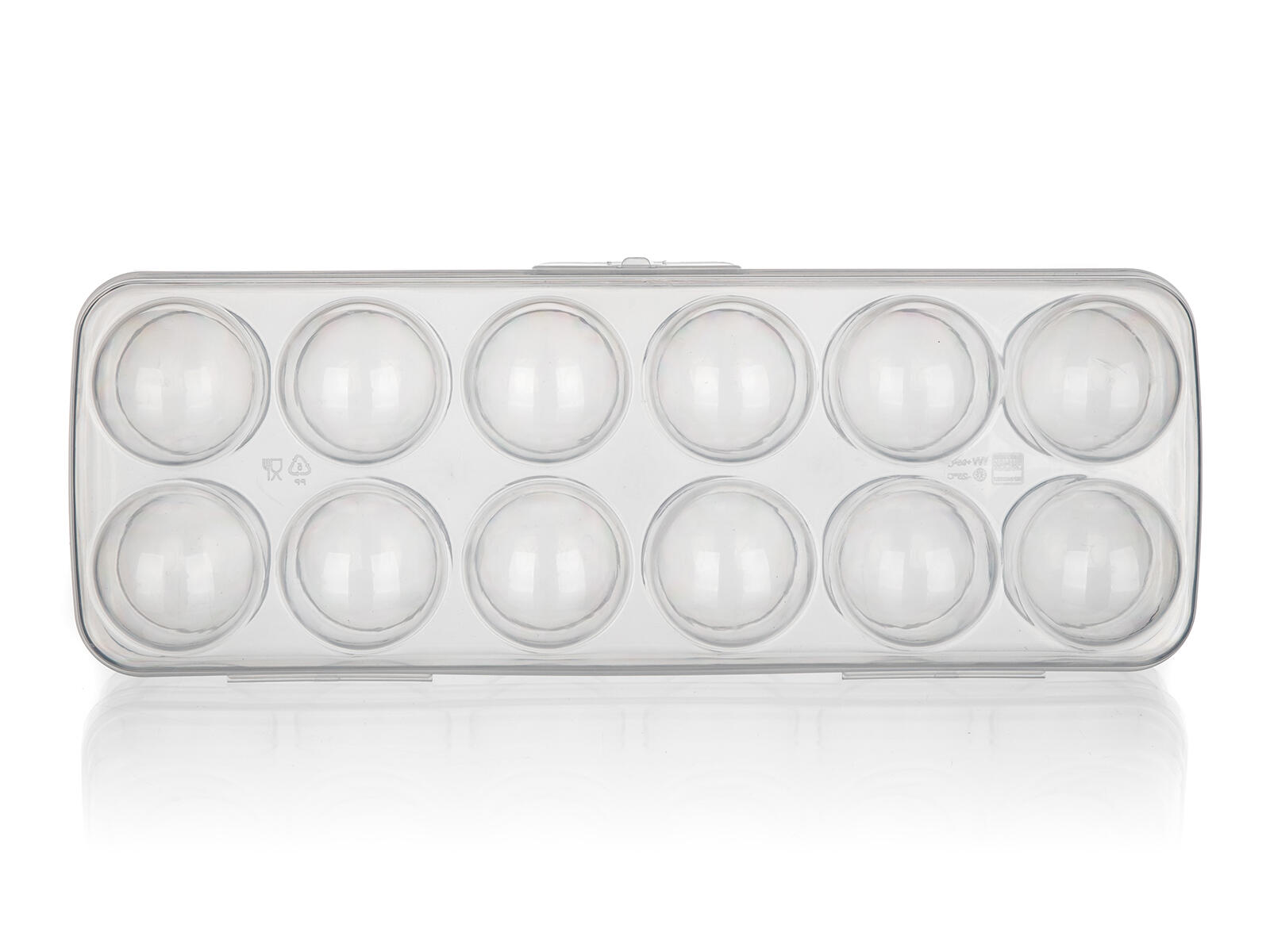 dóza na vejce 12ks, 27cm s klick uzávěrem PH TRA 0.1 Kg MTA MAXMIX Sklad14 370093