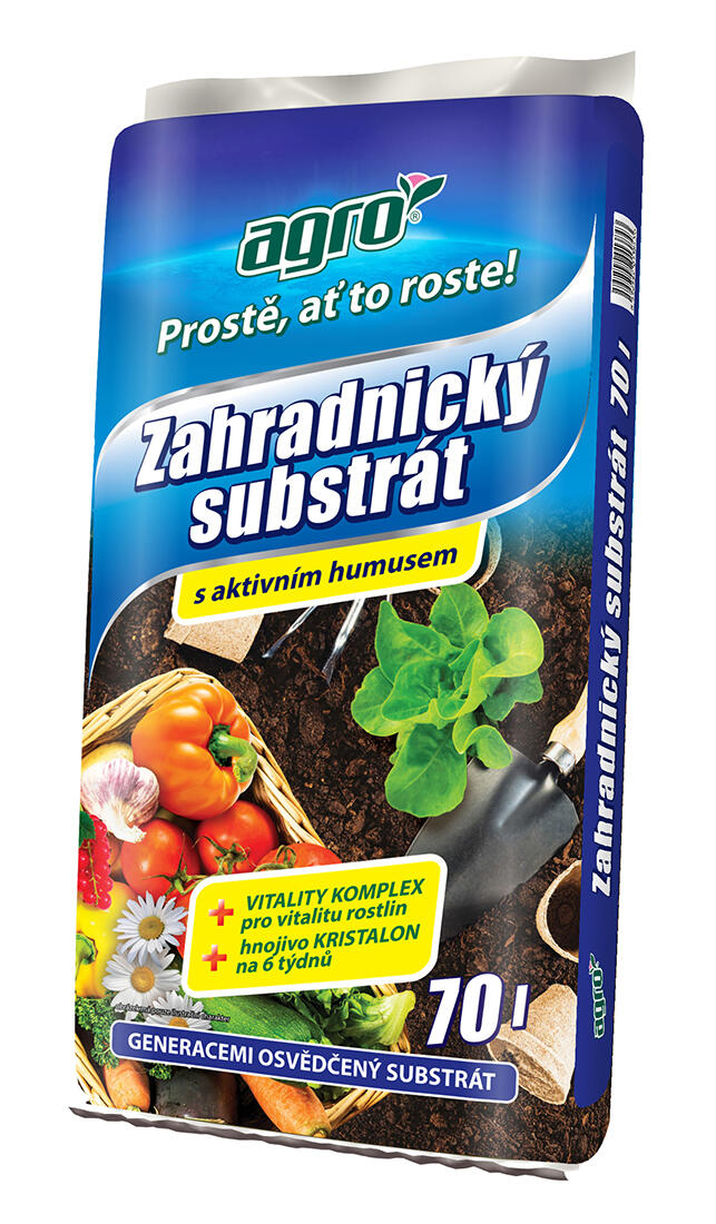 substrát zahradnický 70l AGRO 29Kg MAT MAXMIX Sklad14 912411