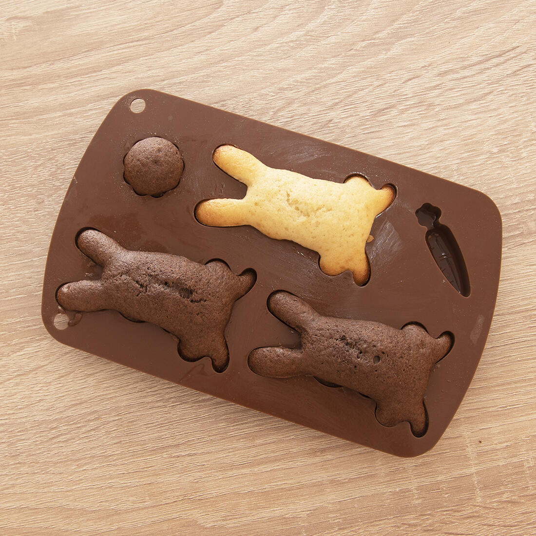 forma ZAJÍČCI 3ks 21x13,5x1,5cm silikon HN 0.07 Kg MTA MAXMIX Sklad14 282172