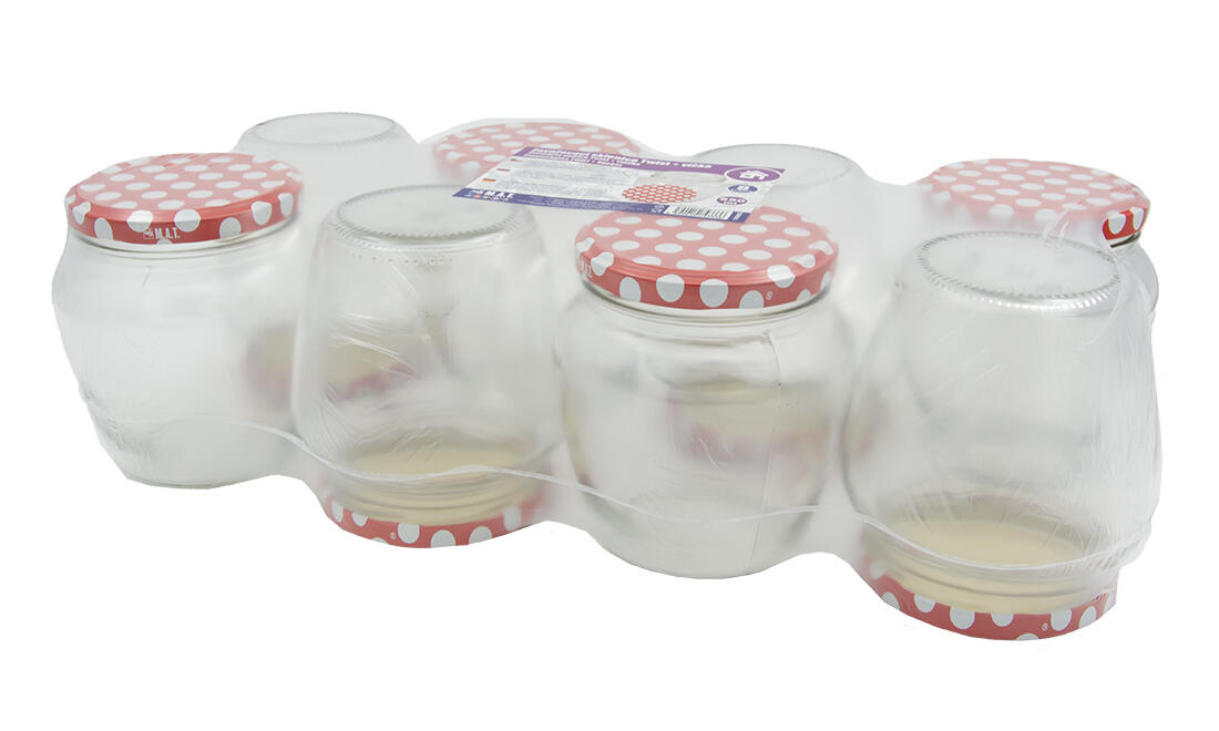 sklenice zavařovací  550ml TWIST 82 + víčka PUNTÍK (8ks) 1.92 Kg MTA MAXMIX Sklad14 743053