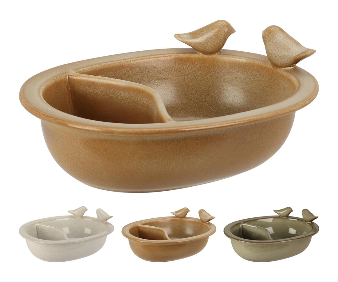 pítko,koupel pro ptáky 20,6x15,8x7,8cm porcelán mix barev 0.6 Kg MTA MAXMIX Sklad14 386861