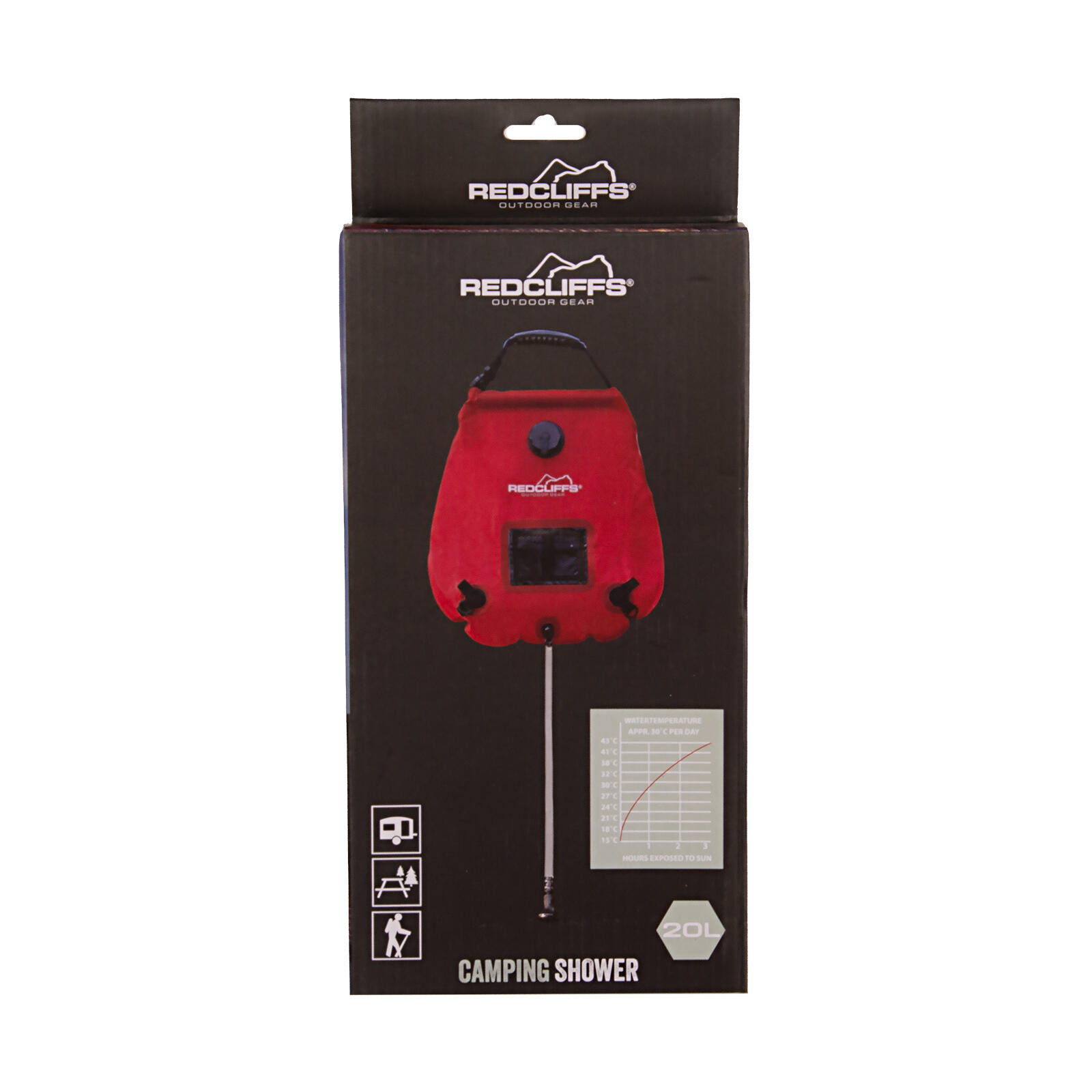 sprcha solární 20l závěsná 0.4 Kg MTA MAXMIX Sklad14 386863