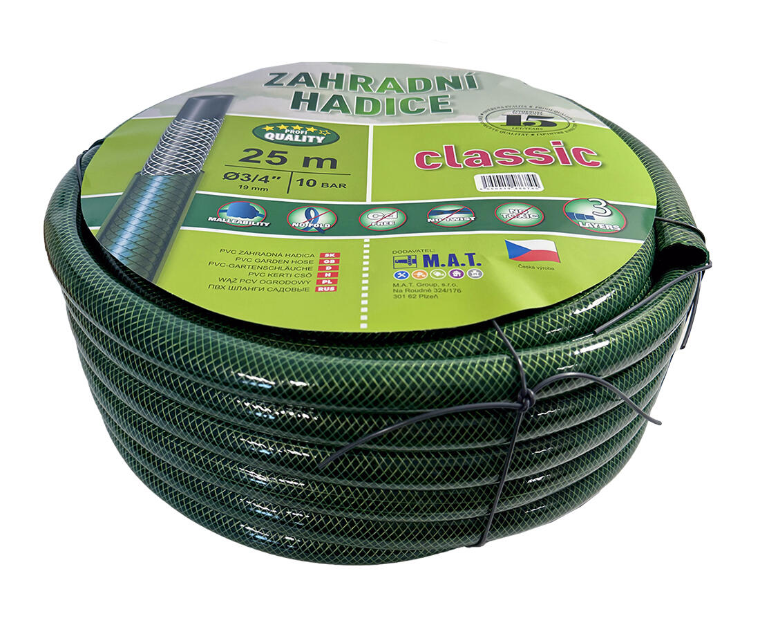 hadice 1188 3/4" (19.0/26.0) (25m), neprůhledná ZE 6Kg MAT MAXMIX Sklad14 486177