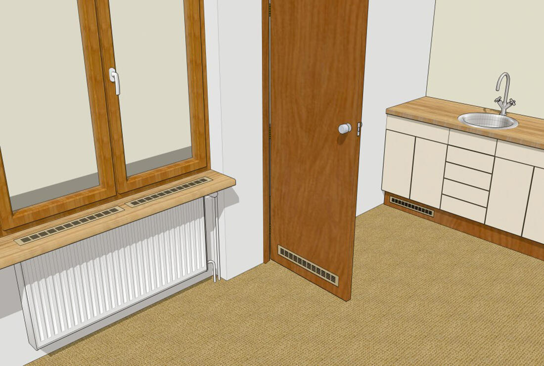 mřížka větrací Al 60x600mm elox přírodní 0.13 Kg MTA MAXMIX Sklad14 413387