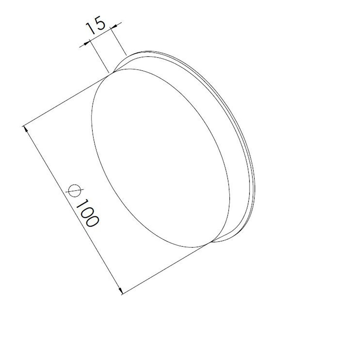 zátka kulatá 100mm PH 0.02 Kg MTA MAXMIX Sklad14 413666