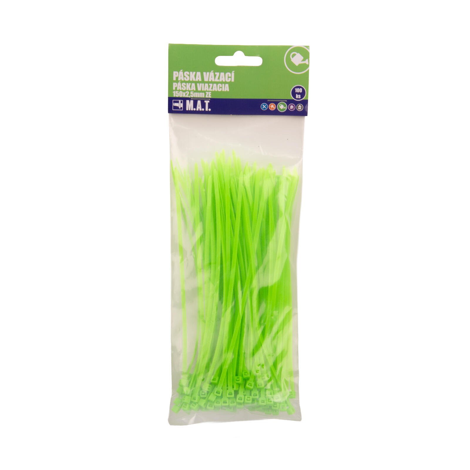 páska vázací 150x2,5mm ZE (100ks) 0.06 Kg MTA MAXMIX Sklad14 792811