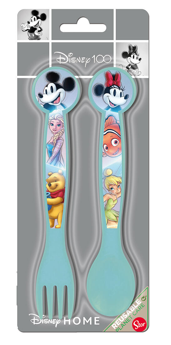 příbor dětský DISNEY 100 PH sada 2díl. 0.01Kg MAT MAXMIX Sklad14 370123