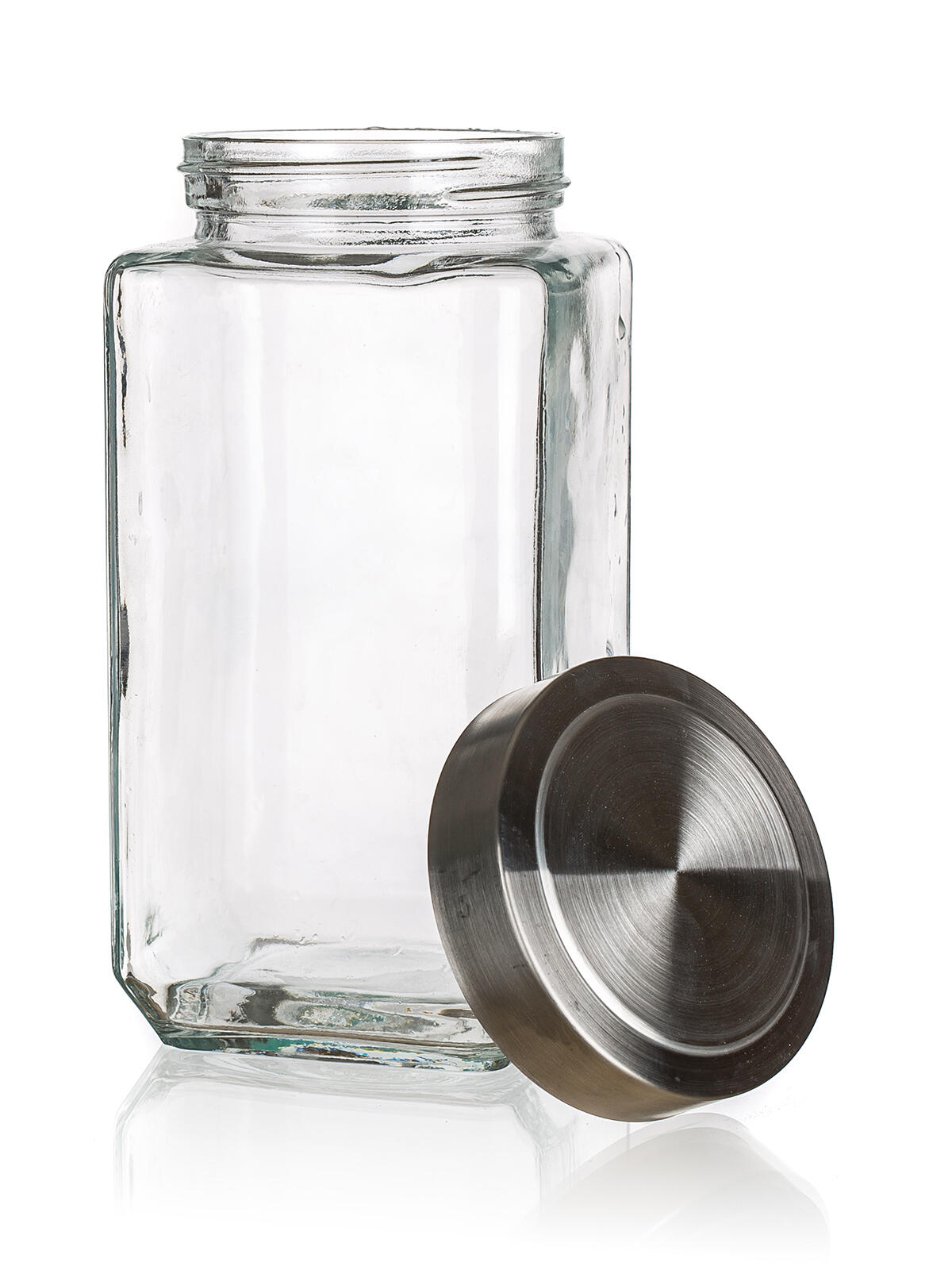 dóza AKCENT čtverc. 1,0l skl.+nerez víčko 0.53 Kg MTA MAXMIX Sklad14 370117