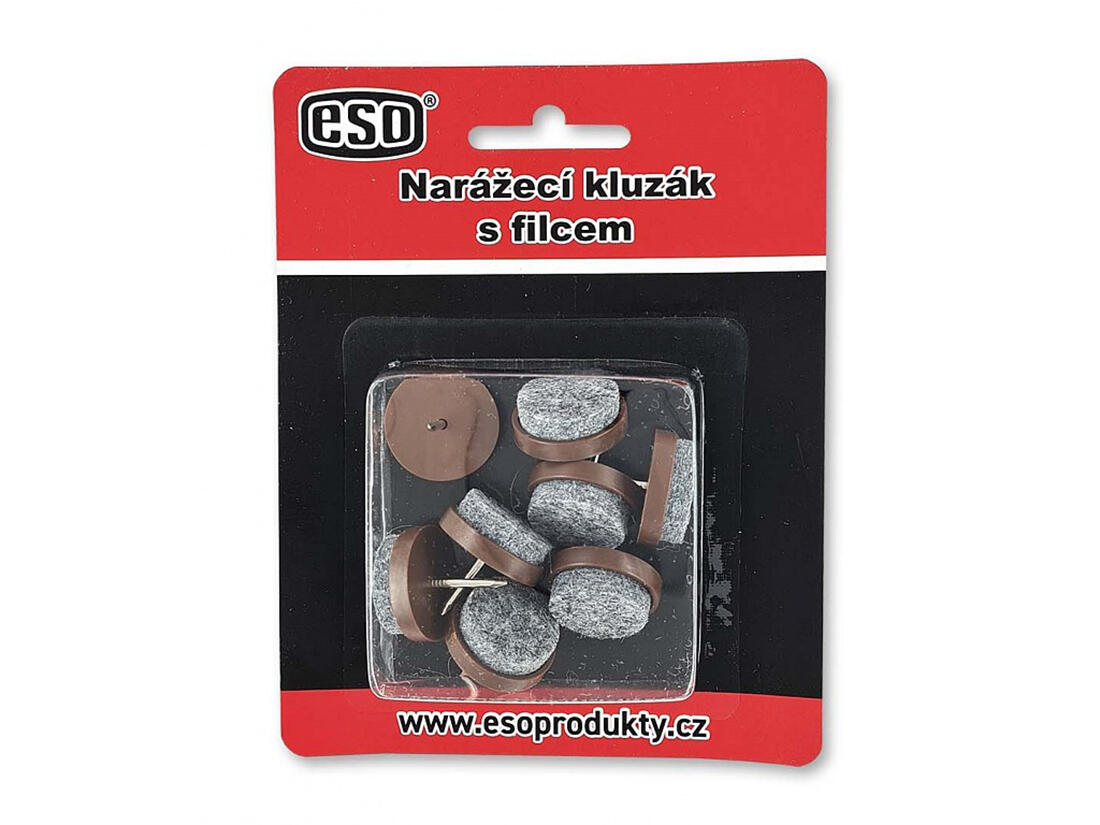 ochrana podlah filcová s hřebíčkem do nábytku 20mm HN (8ks) blistr 0.01 Kg MTA MAXMIX Sklad14 523184