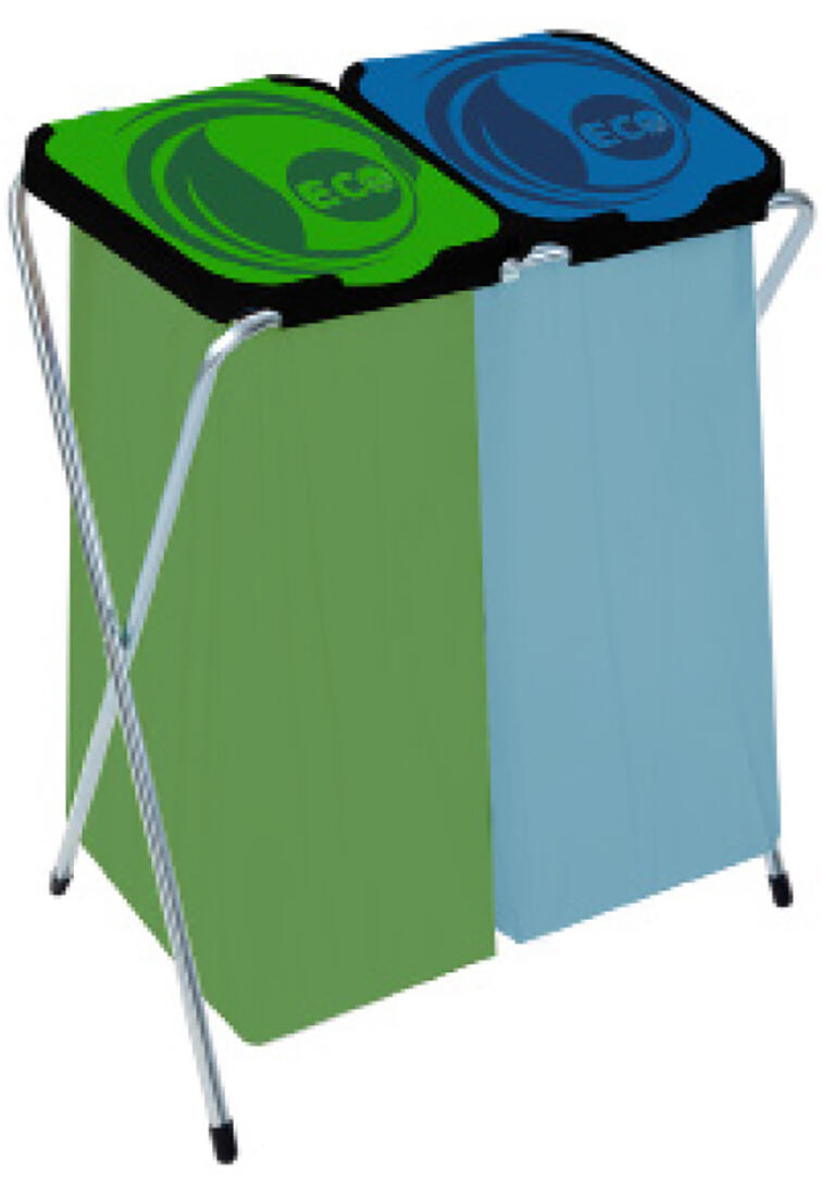 stojan na tříděný odpad  ECO-GLOBE 2 66x42x81cm 2 Kg MTA MAXMIX Sklad14 332742