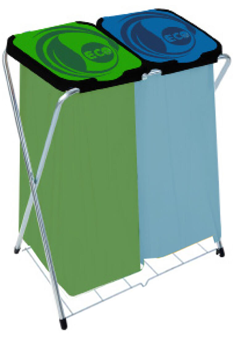 stojan na tříděný odpad  ECO-GLOBE 2 66x42x81cm s mřížkou 2.3 Kg MTA MAXMIX Sklad14 332744