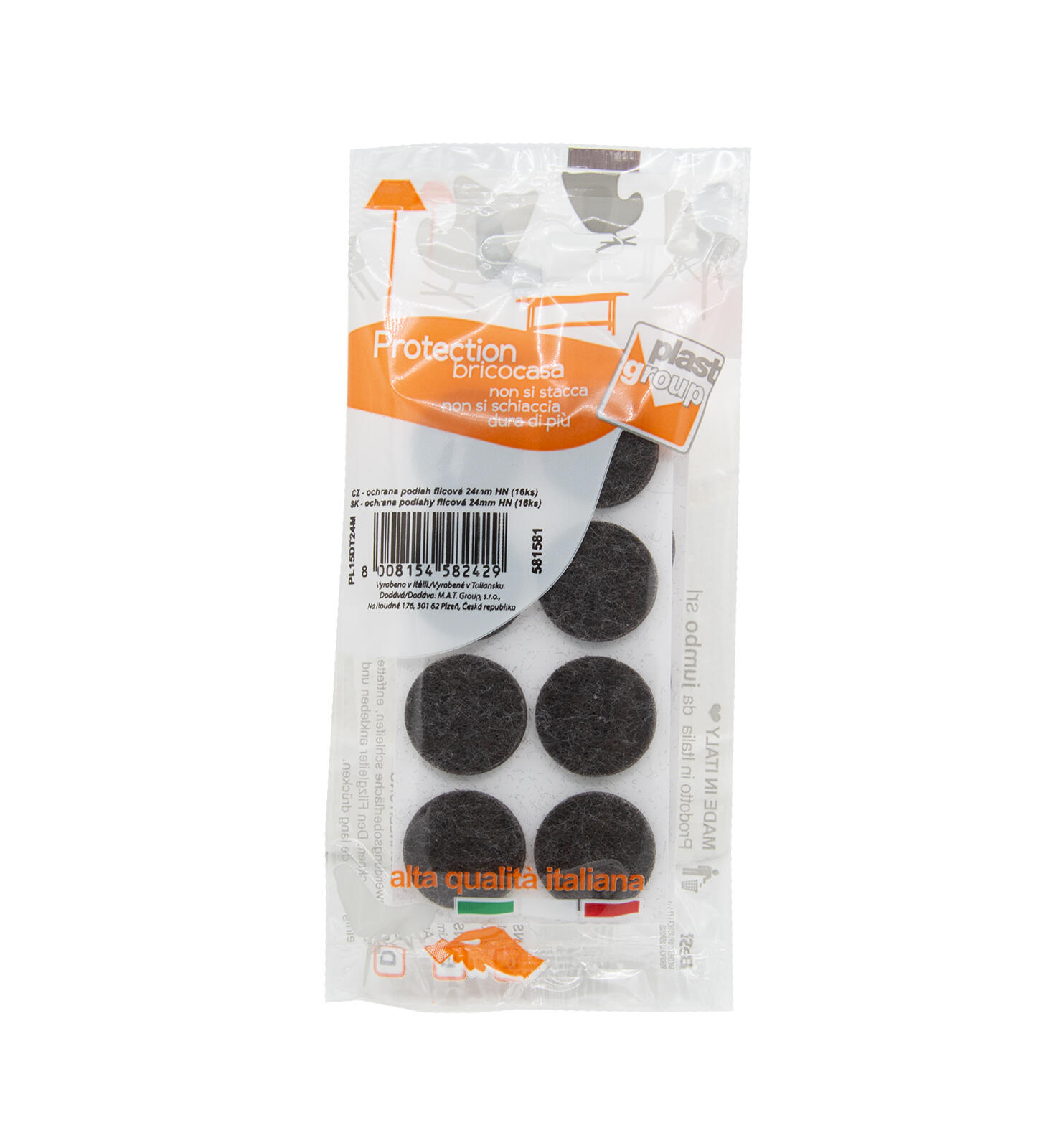 ochrana podlah filcová 24mm HN (16ks) 0.01 Kg MTA MAXMIX Sklad14 581581