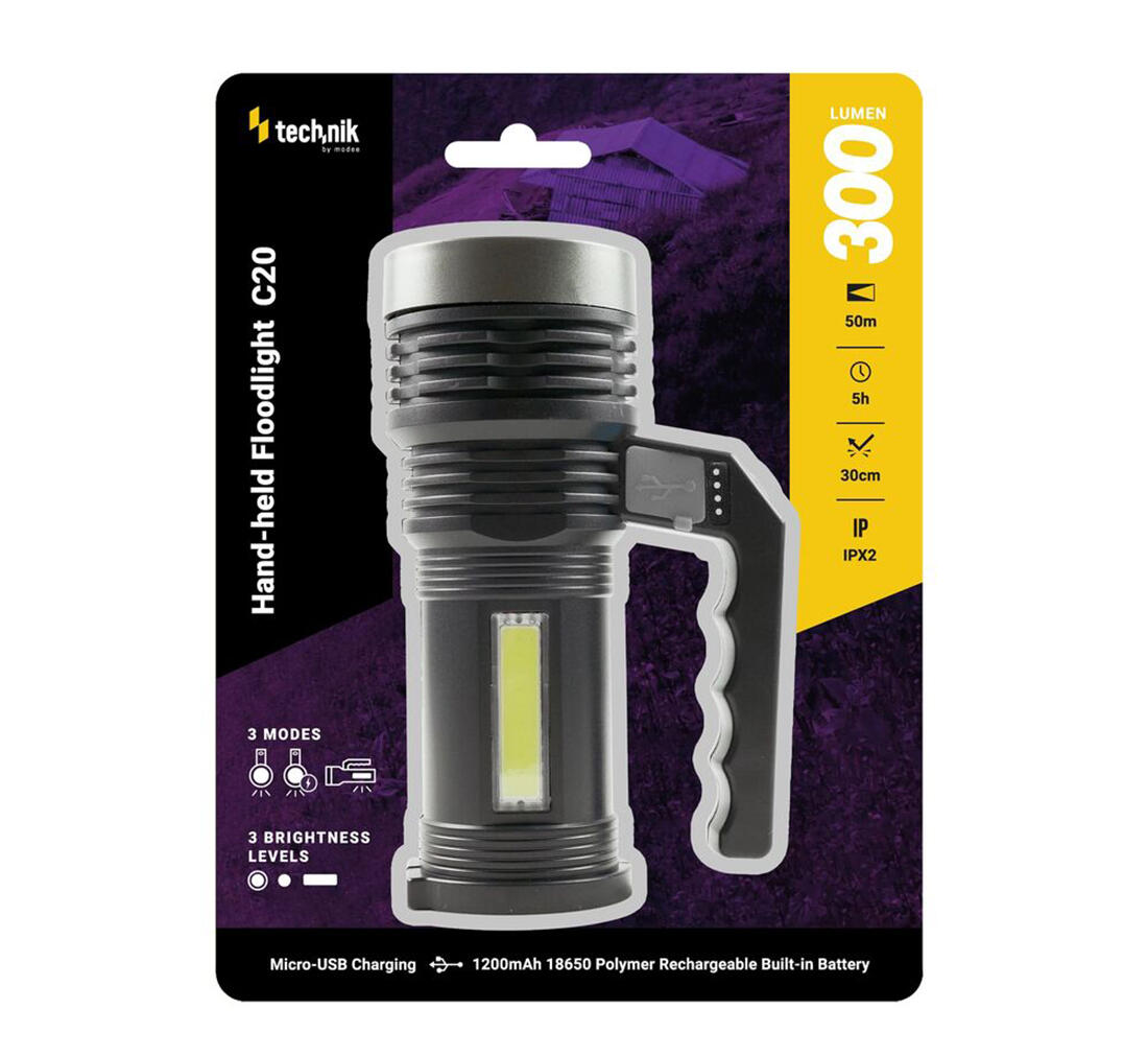 svítilna nabíjecí Technik Camping Lamp C20 300lm čelní a boční LED 0.13 Kg MTA MAXMIX Sklad14 129242