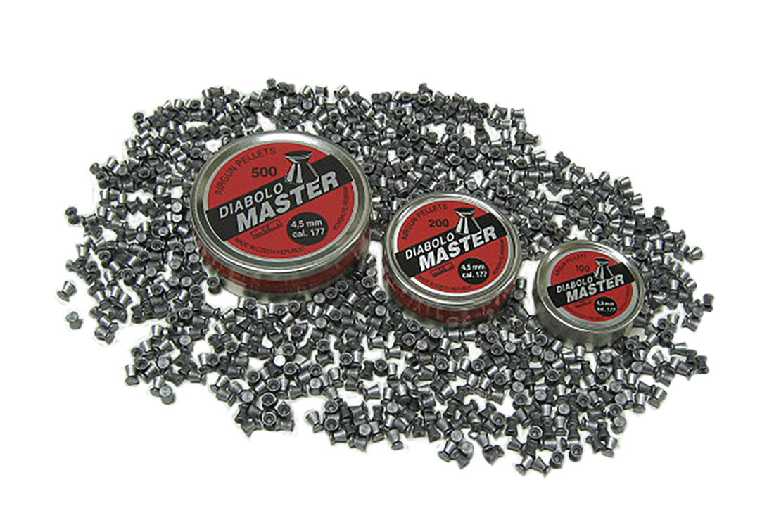 olůvko na ryby diabolo MASTER  4,5mm     (500ks) 0.12 Kg MTA MAXMIX Sklad14 417007