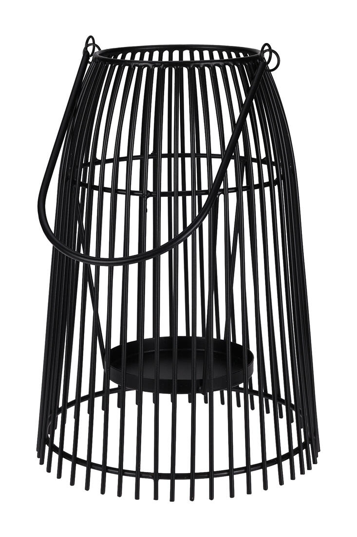 svícen na 1 svíčku 29x20cm kov.drátěný ČER 1 Kg MTA MAXMIX Sklad14 387032